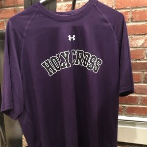 College of the Holy Cross under armour t-shirt